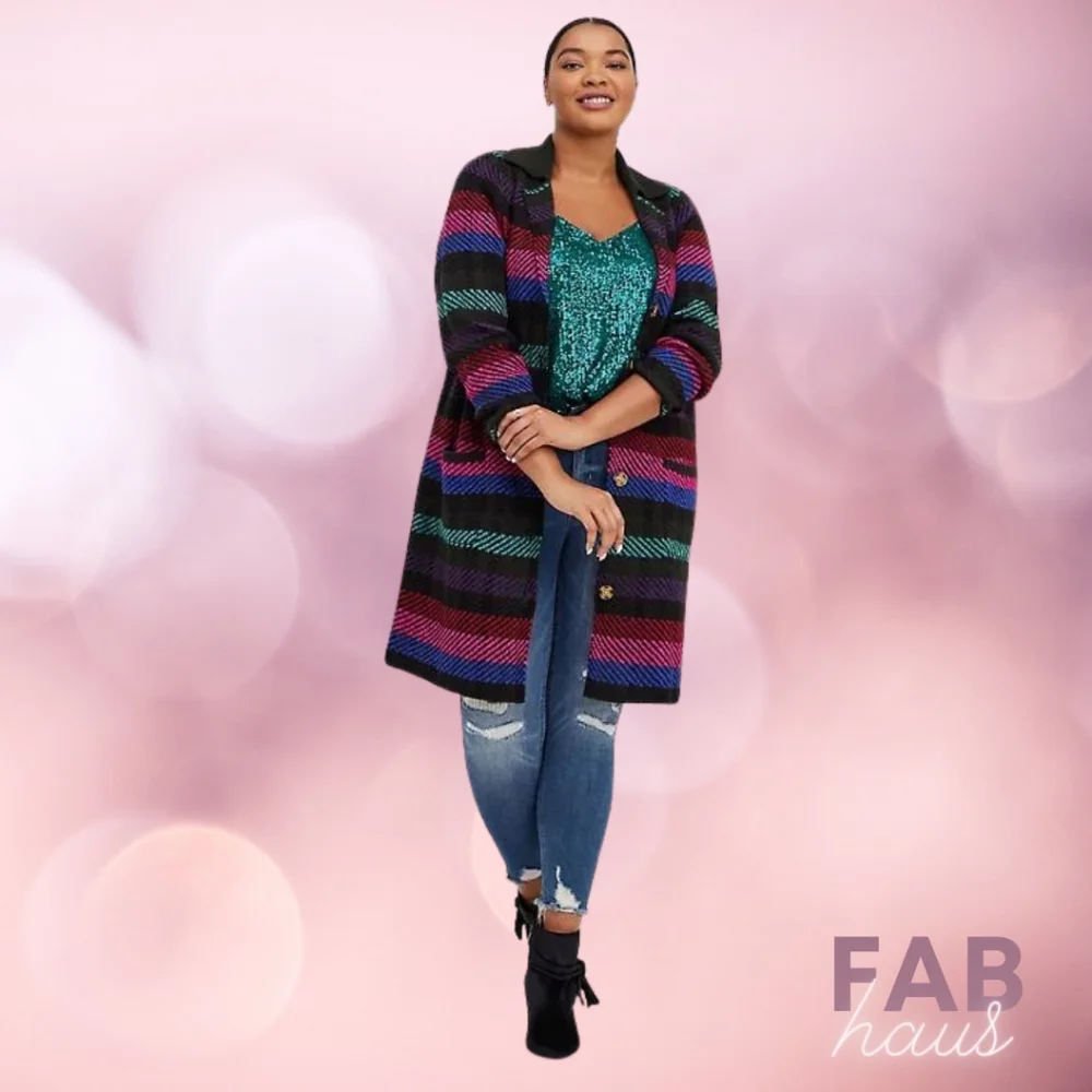 Torrid | Collared Cardigan Sweater - Picture 3 of 5